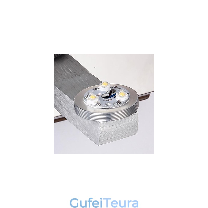 מיני קיר אור 1Light ציפוי סטלה אל חלד אומנותי