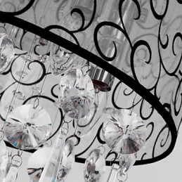 תוף מודרני עכשווי קריסטל מצופה מתכת פלש מתכת