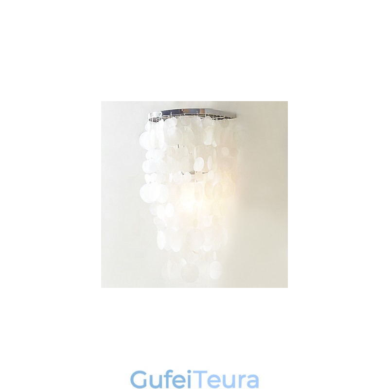 פנס קיר אופנתי עם 1 אור בלבן חם