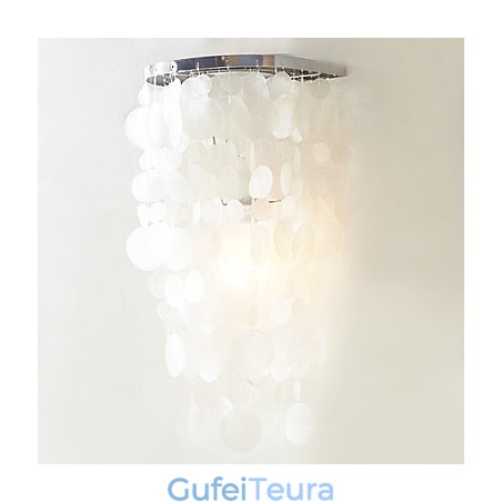 פנס קיר אופנתי עם 1 אור בלבן חם