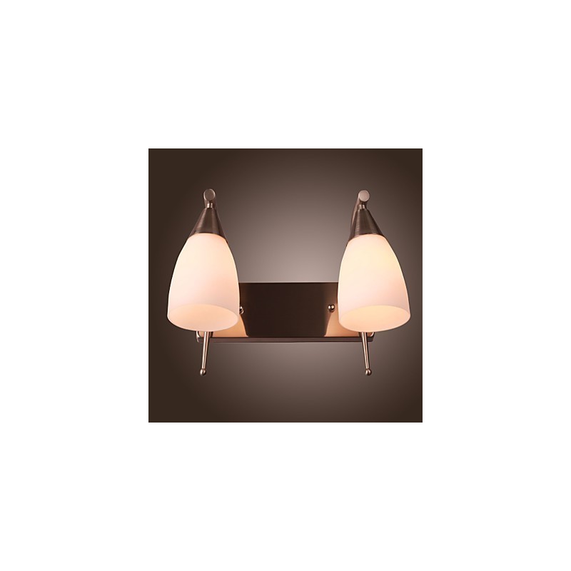 2 אור קיר בהיר בגוון לבן