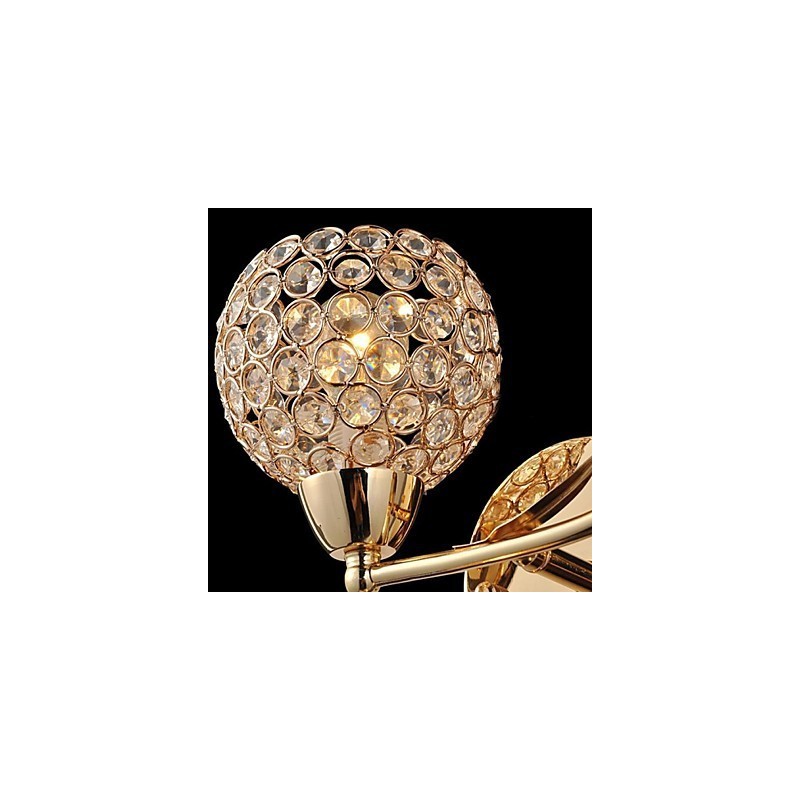 פמוטי קיר קריסטל קריאת אורות קיר מתכת מודרנית עכשווית