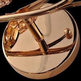 פמוטי קיר קריסטל קריאת אורות קיר מתכת מודרנית עכשווית