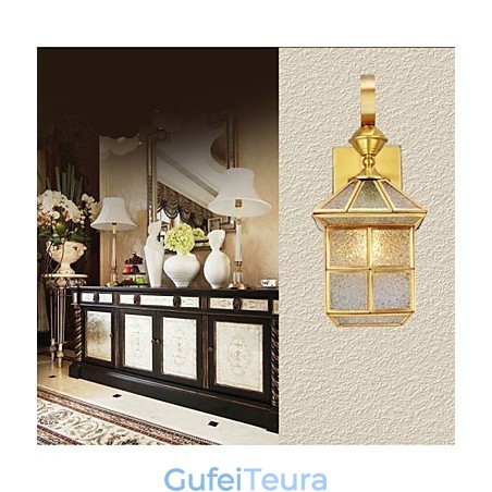 מנורת חוץ מנורת גן מנורת חוץ מנורת נחושת מלאה