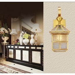 מנורת חוץ מנורת גן מנורת חוץ מנורת נחושת מלאה