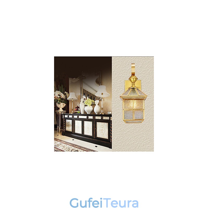 מנורת חוץ מנורת גן מנורת חוץ מנורת נחושת מלאה