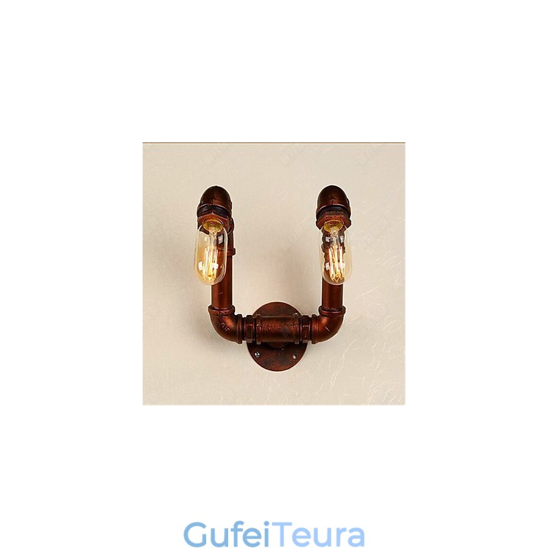 אמריקן בר שיאנג חדר שינה מעבר מים מנורת קיר מנורת קיר רטרו תעשייתי ברזל