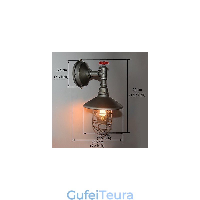חדש רטרו לופט וינטג' תעשייתי אדיסון מנורת קיר תליון אורות מתקן