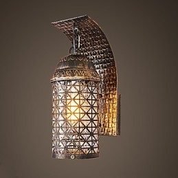 כפרי לודג' תכונת ציור עבור מיני סגנון Uplight קיר פמוטים קיר אור