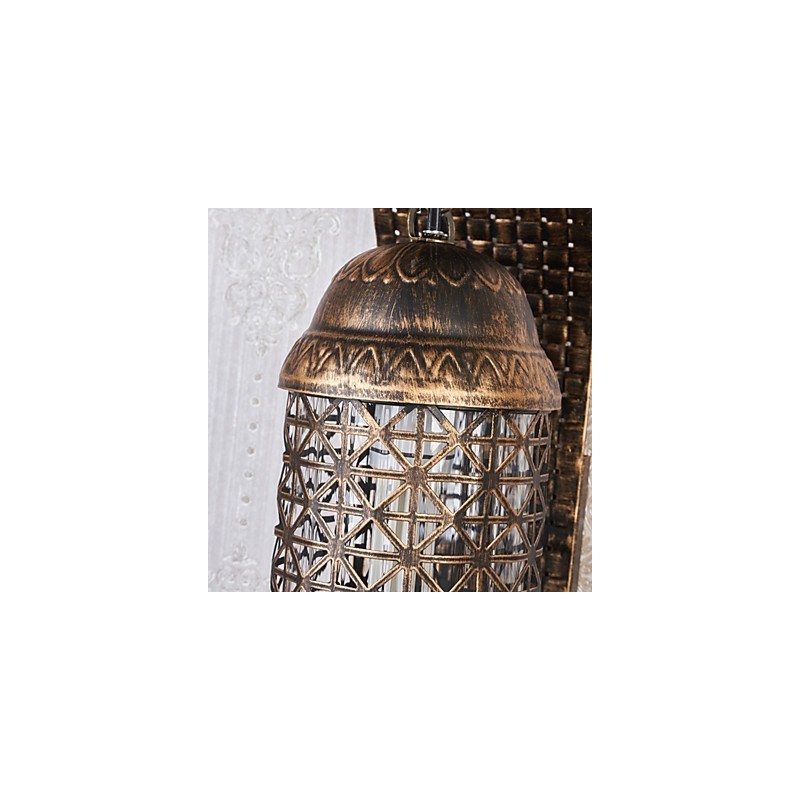 כפרי לודג' תכונת ציור עבור מיני סגנון Uplight קיר פמוטים קיר אור