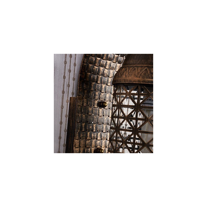 כפרי לודג' תכונת ציור עבור מיני סגנון Uplight קיר פמוטים קיר אור