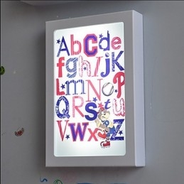 משולבת תכונת ציור מודרנית עכשווית מודרנית עכשווית עבור פמוטי קיר עם אור אווירה