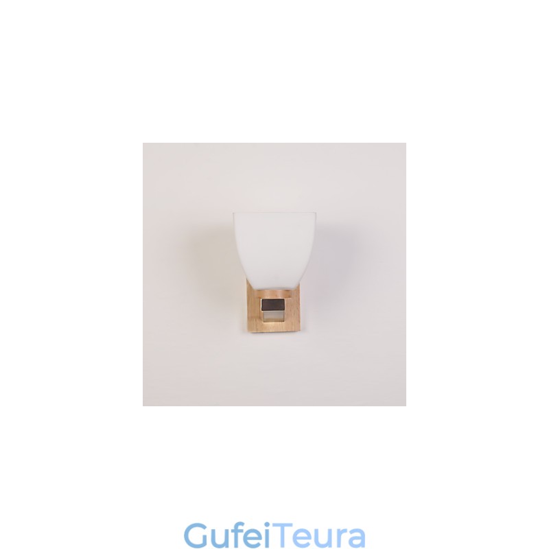 מנורת קיר פשוטה ליד המיטה מנורת שולחן כתיבה עם הצללה זכוכית ועץ מלא לשידה חדר שינה סלון חדר תינוק חדר תינוק מכללת מעונות שולחן קפה כונניות