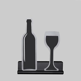 משולבת תכונת ציור מודרנית עכשווית מודרנית עכשווית עבור פמוטי קיר עם אור אווירה