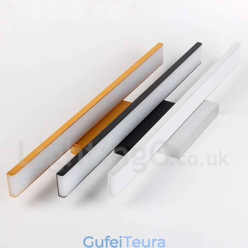 מנורת IPMirror תאורת אמבטיה חומרי אלומיניום ואקריליק קיר מנורות איפור תאורה