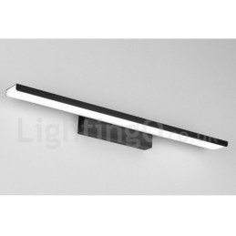 מנורת IPMirror תאורת אמבטיה חומרי אלומיניום ואקריליק קיר מנורות איפור תאורה