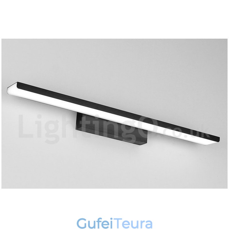 מנורת IPMirror תאורת אמבטיה חומרי אלומיניום ואקריליק קיר מנורות איפור תאורה