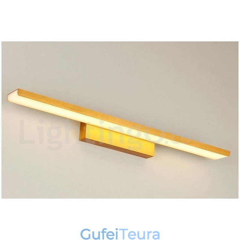 מנורת IPMirror תאורת אמבטיה חומרי אלומיניום ואקריליק קיר מנורות איפור תאורה