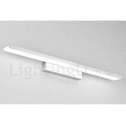 מנורת IPMirror תאורת אמבטיה חומרי אלומיניום ואקריליק קיר מנורות איפור תאורה