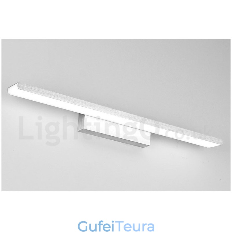 מנורת IPMirror תאורת אמבטיה חומרי אלומיניום ואקריליק קיר מנורות איפור תאורה