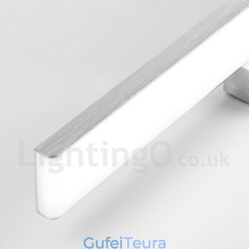 מנורת IPMirror תאורת אמבטיה חומרי אלומיניום ואקריליק קיר מנורות איפור תאורה