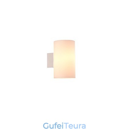 מנורת קיר מזכוכית לבסיס מתכת וגוון זכוכית לאור חדר שינה