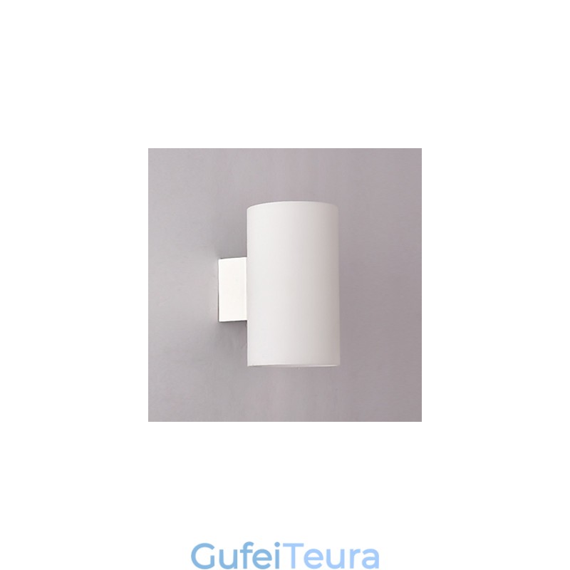 מנורת קיר מזכוכית לבסיס מתכת וגוון זכוכית לאור חדר שינה