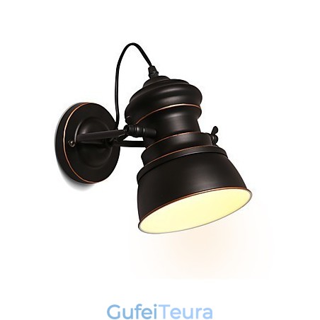 מנורת קיר וינטג' מתכת מנורת קיר תעשייתי מנורת פשטות לתאורת בר קפה קלאב