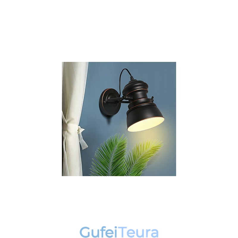 מנורת קיר וינטג' מתכת מנורת קיר תעשייתי מנורת פשטות לתאורת בר קפה קלאב