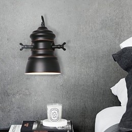 מנורת קיר וינטג' מתכת מנורת קיר תעשייתי מנורת פשטות לתאורת בר קפה קלאב