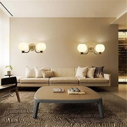 תכונת אלקטרופלטה מודרנית פשוטה להגנה על עיניים עם זרוע מתנדנדת פמוטי קיר עם אור סביבתי