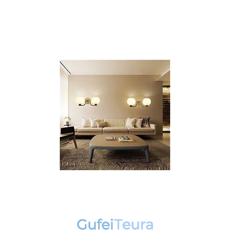 תכונת אלקטרופלטה מודרנית פשוטה להגנה על עיניים עם זרוע מתנדנדת פמוטי קיר עם אור סביבתי