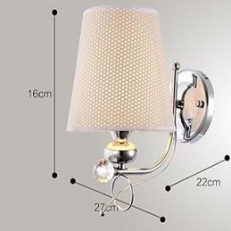 מודרני עכשווי מצופה אלקטרו מאפיין Uplight קיר פמוטי קיר