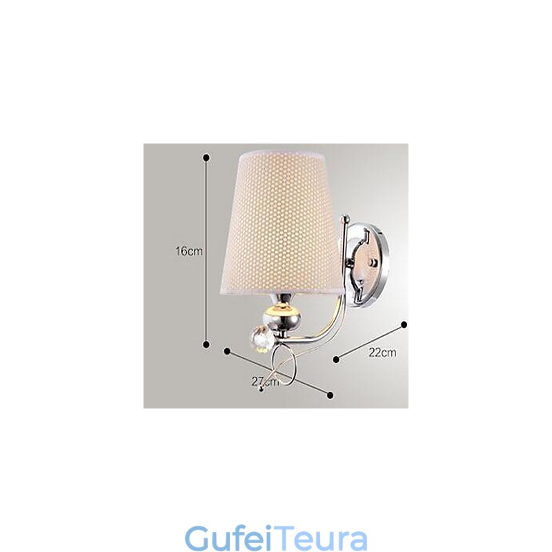 מודרני עכשווי מצופה אלקטרו מאפיין Uplight קיר פמוטי קיר