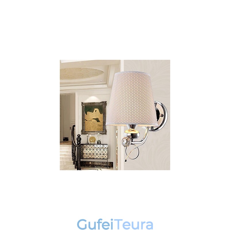 מודרני עכשווי מצופה אלקטרו מאפיין Uplight קיר פמוטי קיר