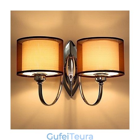 תכונת וינטג' מצופה אלקטרופול תכונה Downlight קיר פמוטים קיר אור