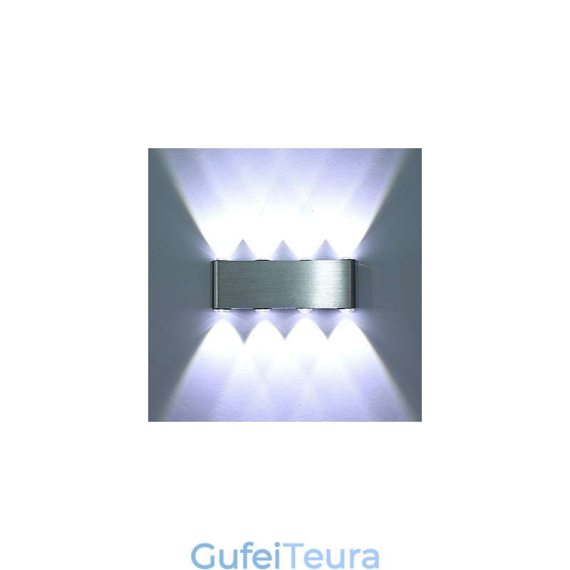 גוף תאורה מודרני פמוט קיר מסדרון פנימי מנורת קיר אלומיניום תאורה דקורטיבית משולבת