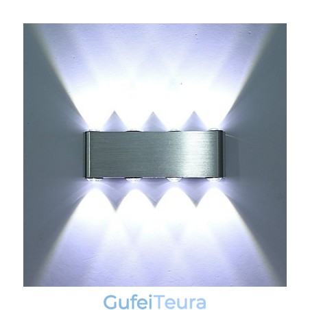 גוף תאורה מודרני פמוט קיר מסדרון פנימי מנורת קיר אלומיניום תאורה דקורטיבית משולבת