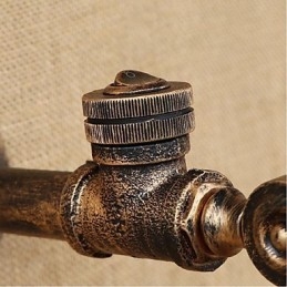 תכונת ציור לודג' כפרי לקיר פמוטי קיר באור אווירה