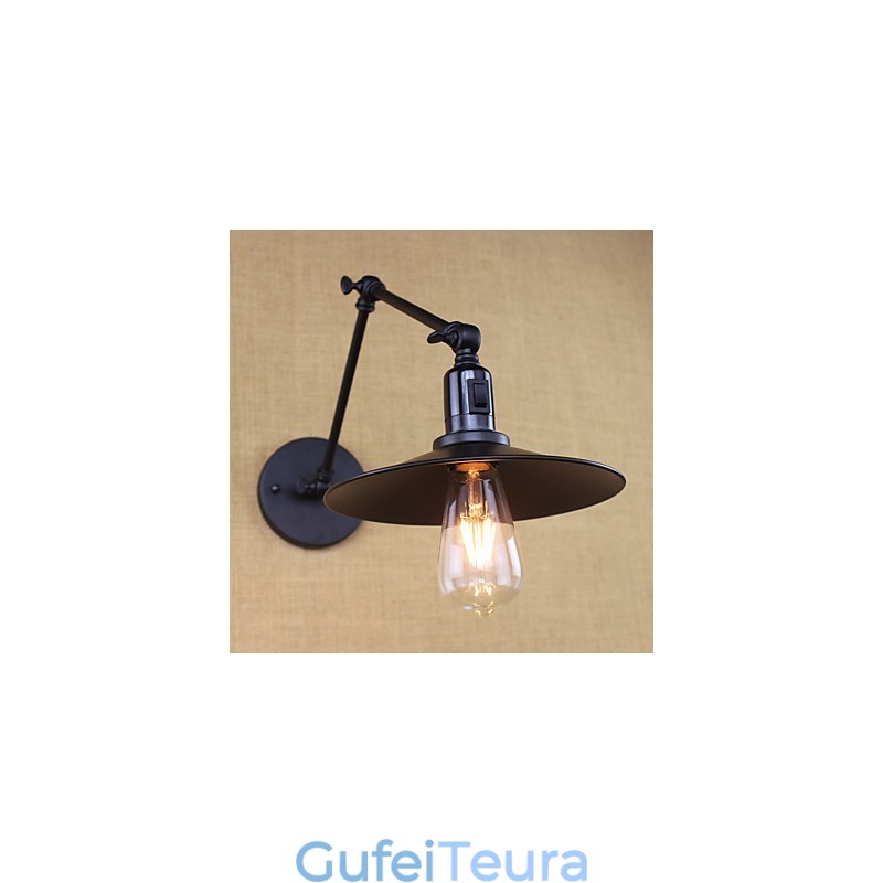 תכונת ציור לודג' כפרי עבור פמוטי קיר לקיר עם תאורה נדנדה בסגנון מיני