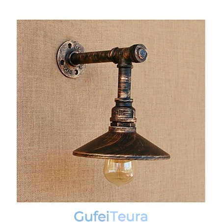 כפרי לודג' מדינה עתיק פליז תכונה עבור אור אווירה קיר פמוטי קיר אור