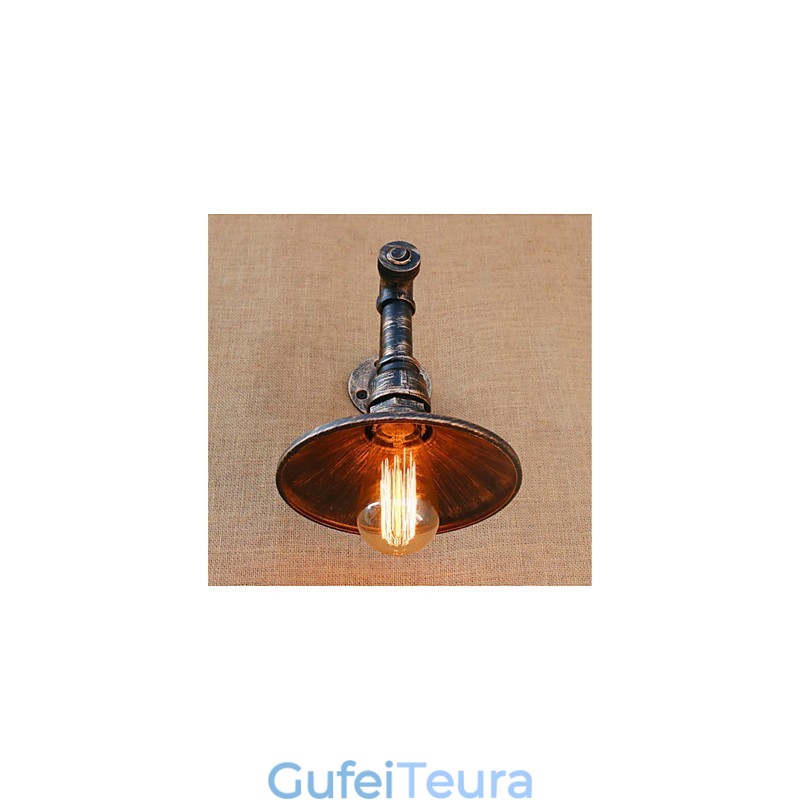 כפרי לודג' מדינה עתיק פליז תכונה עבור אור אווירה קיר פמוטי קיר אור