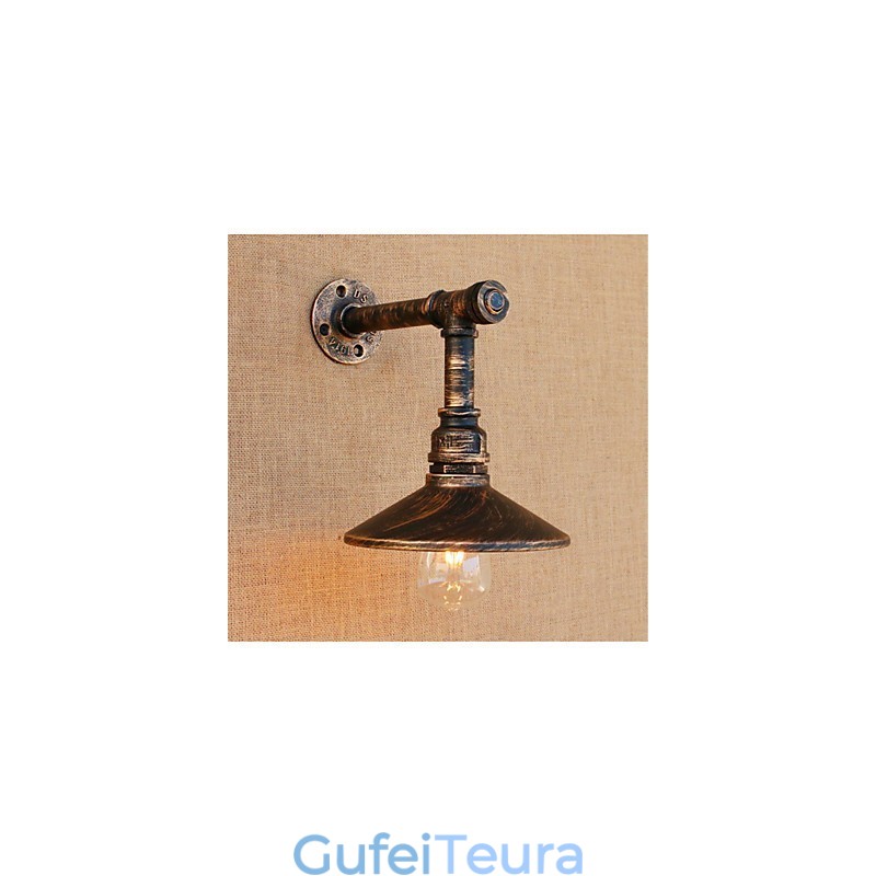 כפרי לודג' מדינה עתיק פליז תכונה עבור אור אווירה קיר פמוטי קיר אור