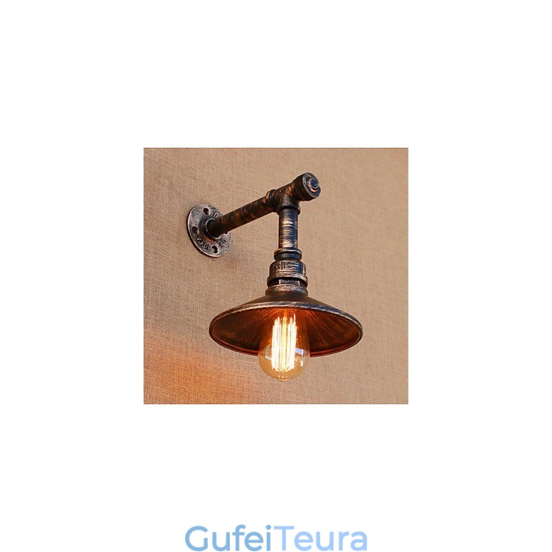 כפרי לודג' מדינה עתיק פליז תכונה עבור אור אווירה קיר פמוטי קיר אור