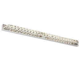 ארוכות מנורת מראה מנורת אמבטיה אורות מתכת וקריסטל קיר אור