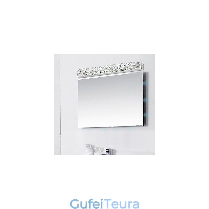 ארוכות מנורת מראה מנורת אמבטיה אורות מתכת וקריסטל קיר אור