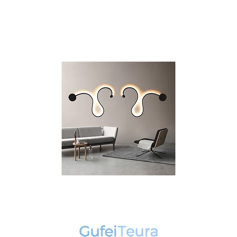 אורות קיר מודרניים מתכת יצירתית סלון מסדרון חדר שינה חדרי מלון תאורת קישוט ליד המיטה