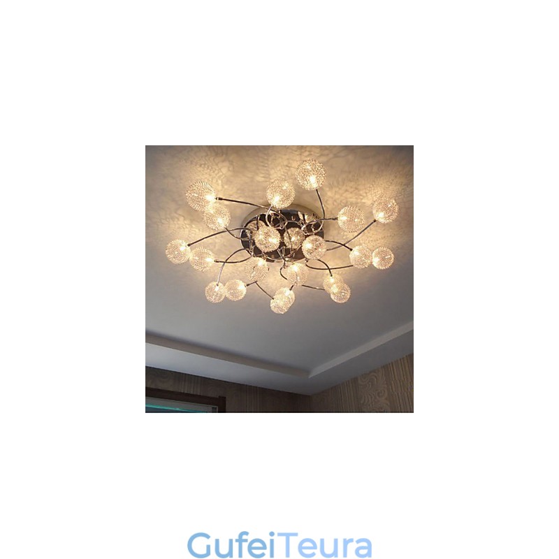 מנורות תקרה עגולות פשוטות תאורת מנורות ברזל