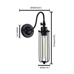 כפרי לודג' תכונת ציור קלאסי מסורתי עבור אורות קיר אורות קיר Downlight