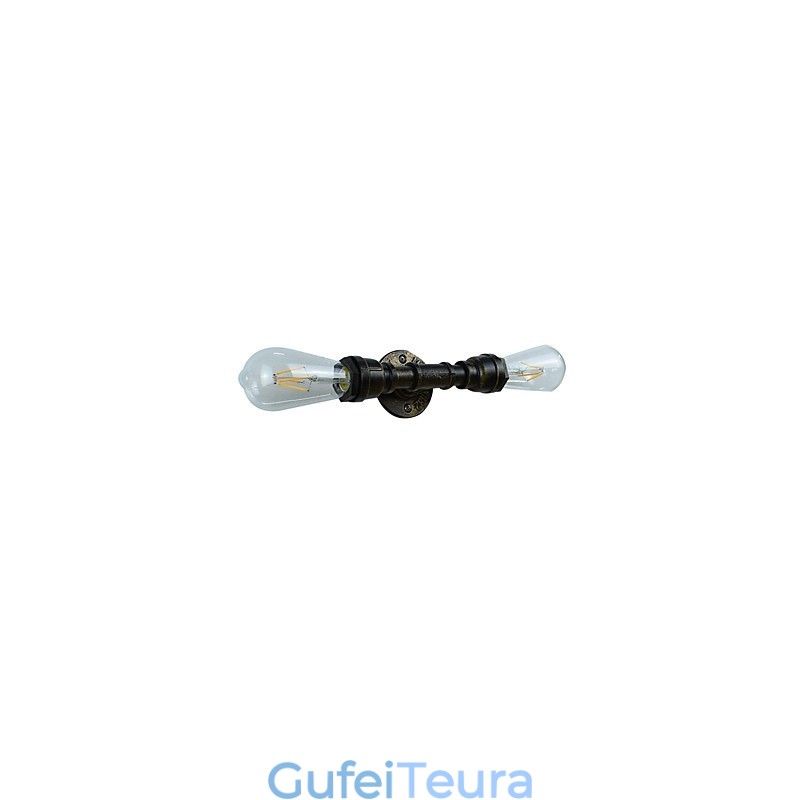 כפרי לודג' מסורתי קלאסי עתיק פליז תכונה עבור אור סביבתי קיר פמוטים קיר אור